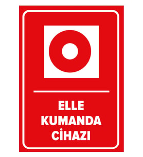 MIGNATIS - Elle Kumanda Cihazı Levhası - Sac Malzeme 25x35cm
