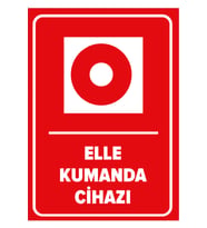 MIGNATIS - Elle Kumanda Cihazı Levhası - Sac Malzeme 25x35cm