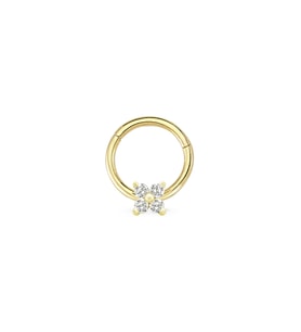 Altın Çiçek Modeli Tragus Piercing