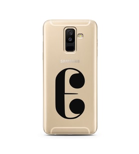 Samsung A6 Plus Harf Tasarımlı Telefon Kılıfı E-Harfi 