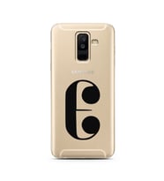 Samsung A6 Plus Harf Tasarımlı Telefon Kılıfı E-Harfi 