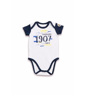 Fenerbahçe Lisanslı Erkek Bebek Body Beyaz 