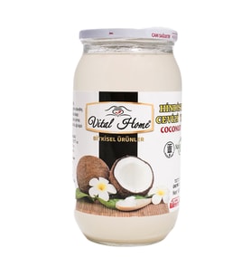 Vital Home Soğuk Sıkım Hindistan Cevizi Yağı 1000 Ml