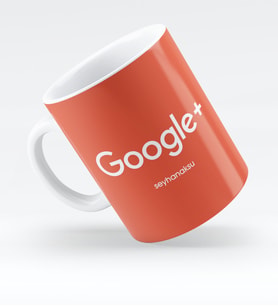BK Gift Kişiye Özel Google Plus Beyaz Kupa Bardak  1