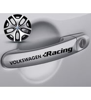 Volkwagen Racing kapı Kolu Sticker Yapıştırma 8 Ad