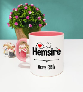 Hemşire Kupa Bardak Pembe