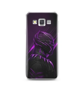 Black Panter Tasarım Süper Şeffaf Silikon Telefon Kılıfı Samsung A3 (2015)