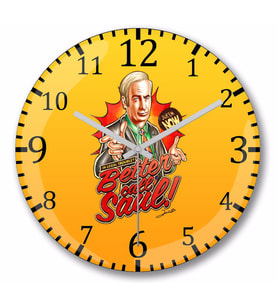Saul Goodman Better Call Saul Duvar Saati Bombeli Gercek Cam