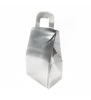 HEDİYE ÇANTA GRİ 5CM X 7 CM 10'LU (Karışık)