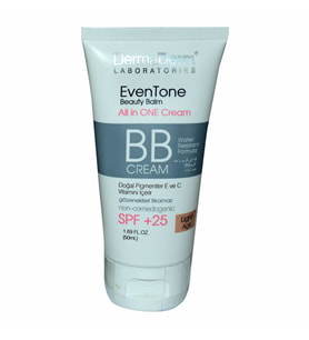 DermaDerm EvenTone BB Krem Açık Ton Vitaminli Spf+25 Güneş Koruma Bitki Özlü 50 ML
