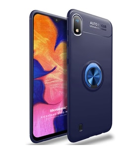 Microsonic Samsung Galaxy A10 Kılıf Kickstand Ring Holder Lacivert