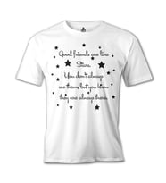 Good Friends Beyaz Erkek Tshirt