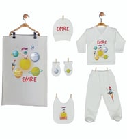 Pia Baby Gl 1922-07 İsme Özel Battaniye Zıbın Set