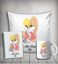 Kişiye Özel Minik Tavşan Yastık & Kupa & Defter
