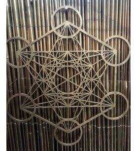 Ahşap Metatron Küpü