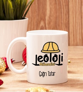 Jeoloji Mühendisine Hediye Beyaz Kupa Bardak