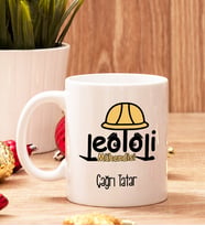 Jeoloji Mühendisine Hediye Beyaz Kupa Bardak