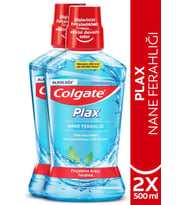 Colgate Plax Nane Ferahlığı Plağa Karşı Alkolsüz Ağız Bakım Suyu 500 ml x 2 Adet