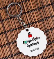 Sosyal Bilgiler Öğretmeni Anahtarlık