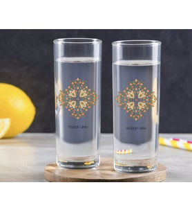BK Gift Kişiye Özel Renkli Baskılı İsimli İkili Vodka Bardağı-107 (Beyaz)