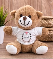 İsim Yazılı Tarihli Peluş Ayıcık