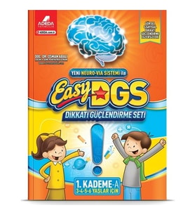 EASY Dikkati Güçlendirme Seti 3-6 yaş A Kitapçığı - Osman Abalı
