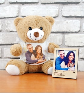 Kişiye Özel Pelüş Ayıcık  Magnet İnstagram Çerçevesi