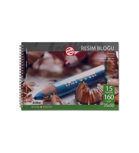 Talens Resim Bloğu Spiralli 160 g 35x50 15 Yaprak