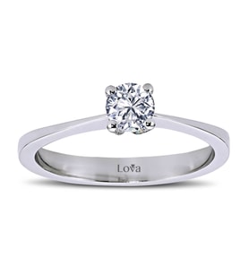 Lova F Renk 0,34 Karat Pırlanta Tektaş Yüzük - 1030063