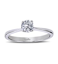 Lova H Renk 0,46 Karat Pırlanta Tektaş Yüzük - 1010039