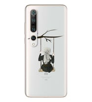 Salıncak Kız Tasarımlı Süper Şeffaf Silikon Telefon Kılıfı Xiomai Mi10- Mi 10 Pr