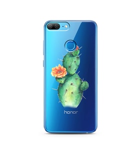Kaktüs Tasarımlı Süper Şeffaf Silikon Telefon Kılıfı Huawei Honor 9 Lite