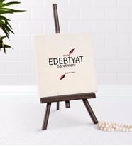 BK Gift Kişiye Özel Edebiyat Öğretmeni Şovaleli Doğal Taş-5 (Beyaz)
