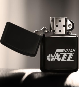 Utah Jazz Siyah Benzinli Metal Çakmak