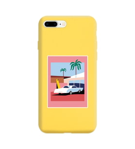 Sarı Lansman Kılıf iPhone 8 Plus
