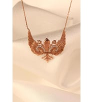Melek Kanadı Kolye İnlove Gümüş Kolye