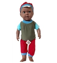60 Cm Büyük Boy Türkçe Konuşan Kel Siyahi Et Bebek Sesli Oyun Arkadaşım