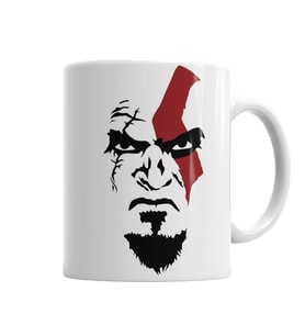 God Of War Kratos Kupa Bardak Porselen