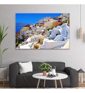 Arty Tablo Santorini Tablo (Karışık)