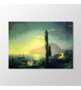 Arty Tablo Kırım'da Dolunaylı Gece, 1859 Tablo (Karışık)