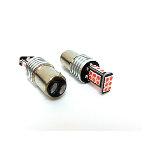 FEMEX P21W Non-Direction 1157 ÇİFT Duy 3030 Chip 24smd Kırmızı Stop Ampul