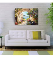 Yağlı Boya Yazlık Canvas Tablo (50X70) (Acı Kahve)