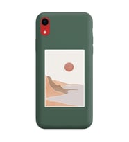 Koyu Yeşil Lansman Telefon Kılıfı Iphone XR