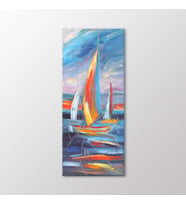 Arty Tablo Yelkenliler Tablo (Karışık)