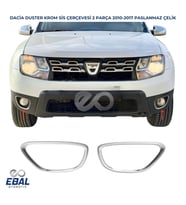 DACİA DUSTER KROM SİS FARI ÇERÇEVESİ 2 PARÇA 2010-2018 P.Çelik