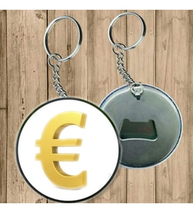 Euro Anahtarlık - Açacaklı Anahtarlık