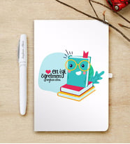 BK Gift Kişiye Özel En İyi Öğretmen Beyaz Defter ve Kalem Hediye Seti-9