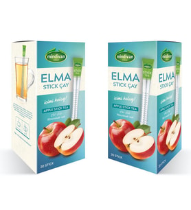 Mindivan Elma Aromalı Stick Çay - 20 Stick
