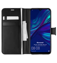 Microsonic Huawei Honor 10 Lite Kılıf Delux Leather Wallet Siyah