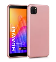 Microsonic Matte Silicone Huawei Honor 9S Kılıf Rose Gold